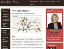 Tablet Screenshot of carriesextonhomes.com